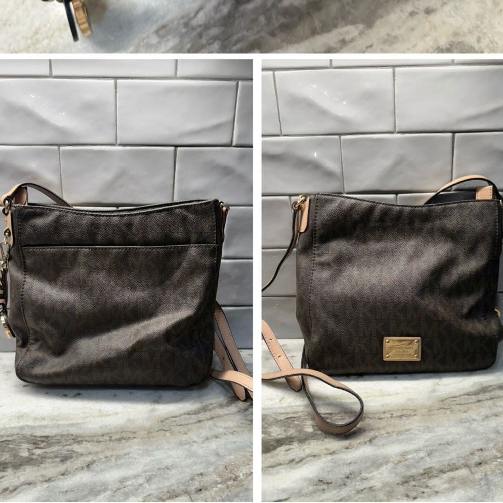 MK Brown Crossbody Bag